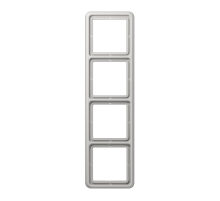 JUNG CD Светло-серая Рамка 4-ая ударопрочная