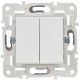 SKANDY Выключ. 2-кл. перекр. 10А SK-V06W арк. бел. IEK