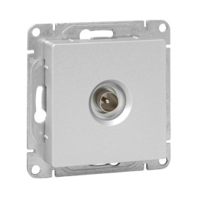 EKF Эпика Механизм розетки TV, одиночная, алюминий.