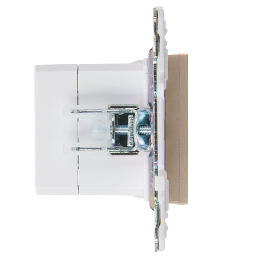 SKANDY Роз. USB A+C 3,1А SK-R14Sa песоч. IEK