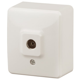 ЭРА Розетка Эксперт 11-3201-02 TV одиночная ОУ IP20 слоновая кость