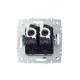 BRITE Роз. комп. 2-ая RJ45 кат.5E РК10-2-БрШ шамп. IEK