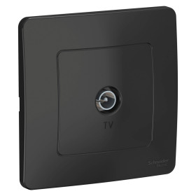 Systeme Electric Blanca внутр Антрацит Розетка TV