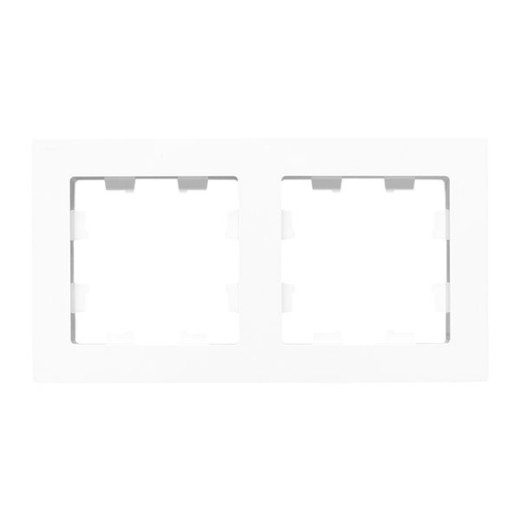 2 - местная рамка, белая, пластик Эпика EKF