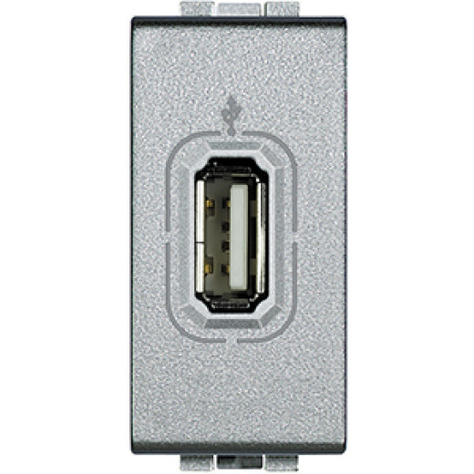 Livinglight Розетка USB Алюминий