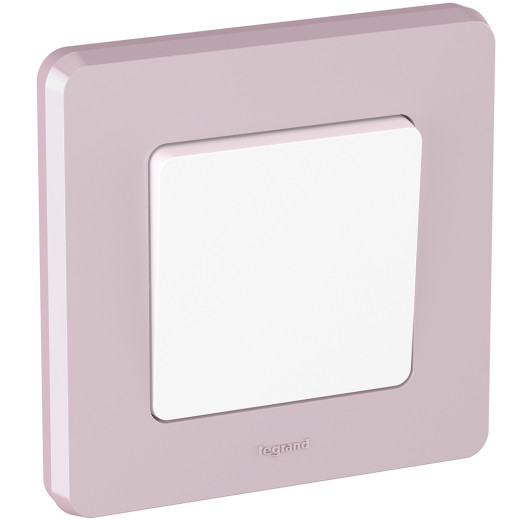 Рамка 1 пост - Legrand/Daccord Inspiria - розовый