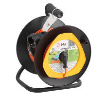 ЭРА Удлинитель силовой RPx-1e-3х0.75-20m для газонокосилки c заземлением 1 розетка 20м ПВС 3х0.75мм2