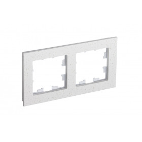 Systeme Electric AtlasDesign Nature Мрамор крем роял Рамка 2-ая