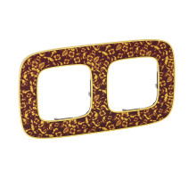 Legrand Valena ALLURE Барокко Пурпур Рамка 2-ая.