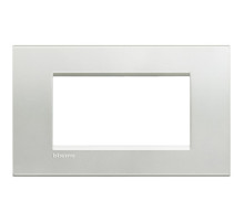 BT LL Серебро Рамка прямоугольная, 4 мод.