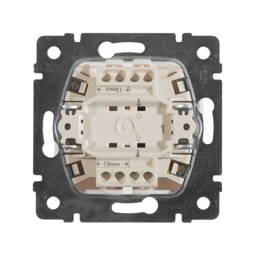 Выключатель одноклавишный - Legrand Valena - 10А 250В схема 1 безвинтовые зажимы - белый