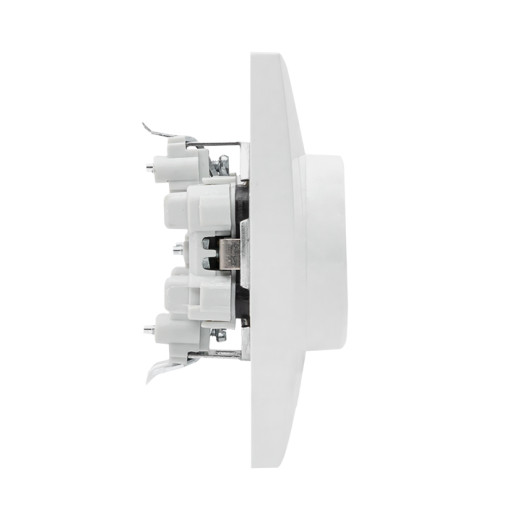 Валенсия розетка 2-местная с/з 16А белая с защ. штор. EKF PROxima