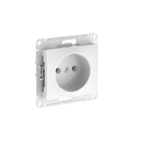 Systeme Electric Glossa Белый Розетка без заземления, 16А, мех., быстрозажим. клем.