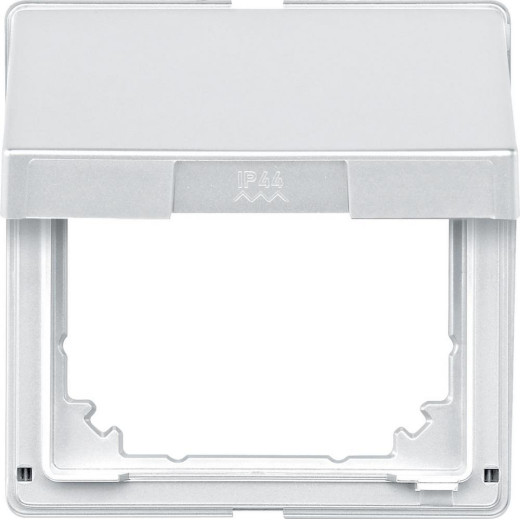 MERTEN Aquadesign ПРОМЕЖУТОЧН. КОЛЬЦО с крышкой, ПОЛ.БЕЛЫЙ