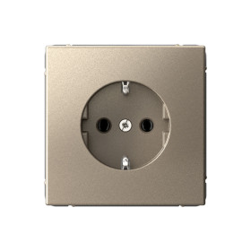 Systeme Electric ArtGallery Шампань Розетка с заземлением, 16А, механизм, быстрозажим. клем.