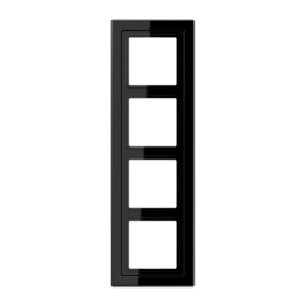 JUNG LSD Черная (дуропласт) Рамка 4-ая