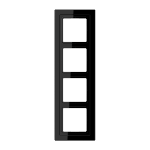 Рамка 4-кратная, чёрная