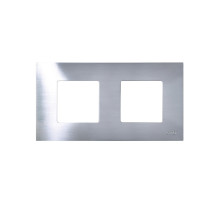 Simon 27 Play Нержавеющая сталь Рамка-декор 2-ая