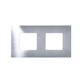 Simon 27 Play Нержавеющая сталь Рамка-декор 2-ая