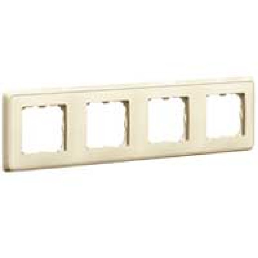 Рамка - Cariva - 5 постов - горизонтальный/вертикальный монтаж - слоновая кость