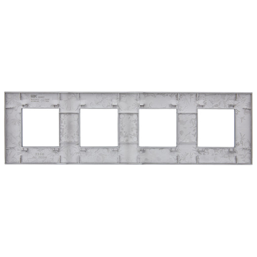 SKANDY Рамка 4-мест. SK-F04Gr сер. IEK