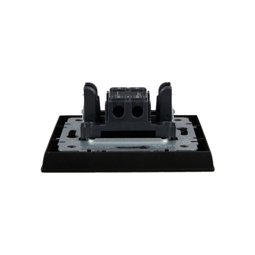 BRITE Выключ. 1-кл. 10А в сб. ВСР10-1-0-БрЧ черн. IEK