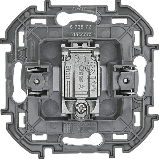 Розетка TV (телевизионная) - Legrand/Daccord Inspiria - оконечная - алюминий
