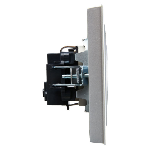 BRITE Роз. с з/к/ш 16А в сб. РСР14-1-0-БрА алюм. IEK