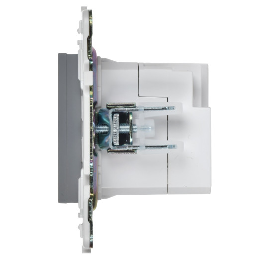 SKANDY Роз. USB A+C 3,1А SK-R14Gr сер. IEK