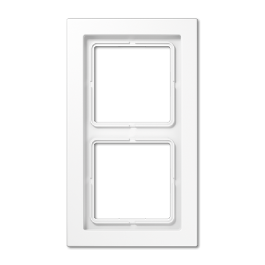 Рамка 2-кратная, белая,ударопрочная