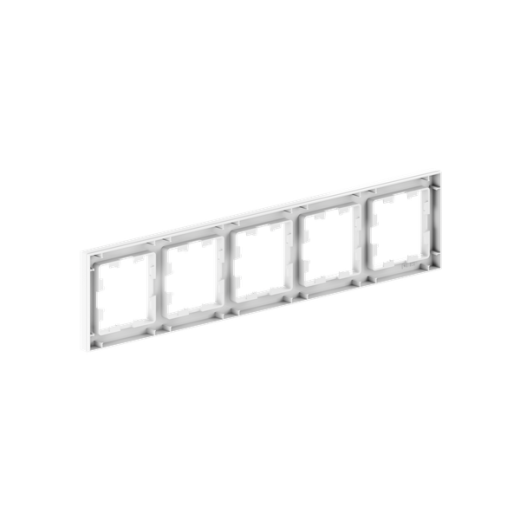 5 - местная рамка, белая, пластик Эпика EKF