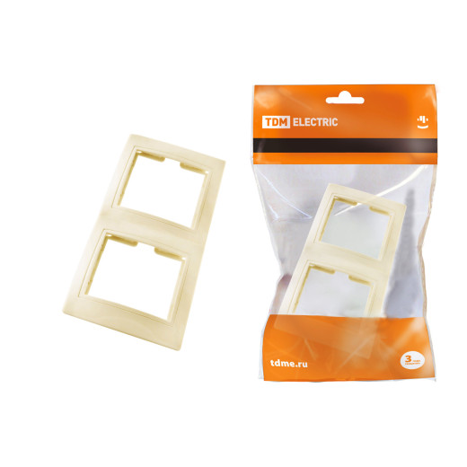 Рамка 2-х постовая вертикальная сл. кость 