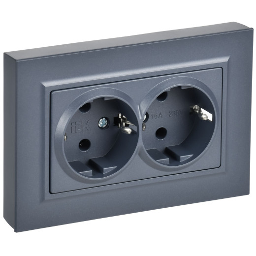 BRITE Роз 2-я с з/к без з/ш пл 16А в сб РСПл12-3-БрМ мар IEK