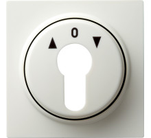 Gira S-Color Белый Накладка к поворотному замковому 2-пол выключателю