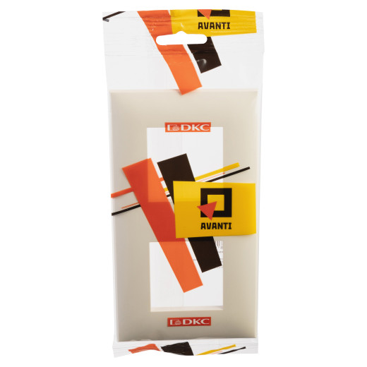 Рамка 2 поста (4 мод.), Avanti, ванильная дымка