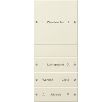 Gira Набор клавиш 4-местный (1+3),  ГРАВИРОВКА