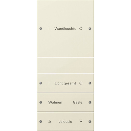 Набор клавиш 4-местный (1+3),  ГРАВИРОВКА