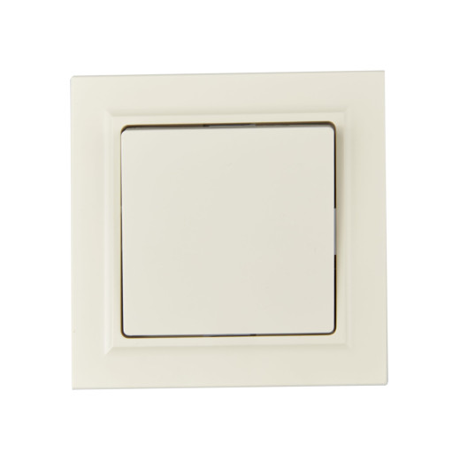 BRITE Выключ. 1-кл. 10А в сб. ВСР10-1-0-БрКр беж. IEK