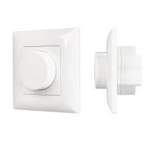 Arlight Панель SMART-P14-DIM-P-IN White (230V, 1.5A, 0/1-10V, Rotary, 2.4G) (IP20 Пластик, 5 лет)