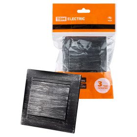 TDM Перекрестный выключатель 1-кл. 10А старинное серебро 