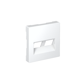 Systeme Electric AtlasDesign Лотос Накладка двойная для информационных функций типа Keystone