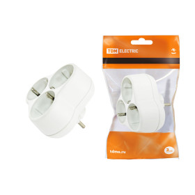TDM Блок на 3 гнезда 2П+З круглый 16А 250B
