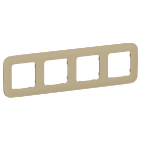 FLITE Рамка 4-мест. РУ-4-А-ФлХ хак. IEK