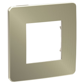 Schneider Electric Unica Studio Бронза/Бежевая Рамка 1-ная