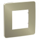 UNICA STUDIO рамка 1-постовая, БРОНЗА/бежевый