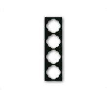 ABB BJE Impuls Черный бархат Рамка 4-ая