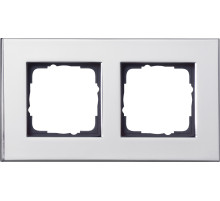 Gira ESP Хром Рамка 2-ая