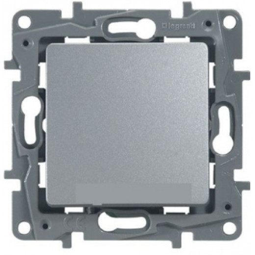 Выключатель карточный с подсветкой - Legrand Etika - с задержкой выключения 2А 250В винтовые зажимы - алюминий