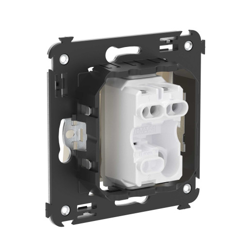 Кнопка одноклавишная в стену, Avanti, ванильная дымка