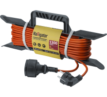 Navigator Удлинитель 93 926 NPE-F-10-E-3x0.75 на рамке c/з 10м (Россия)